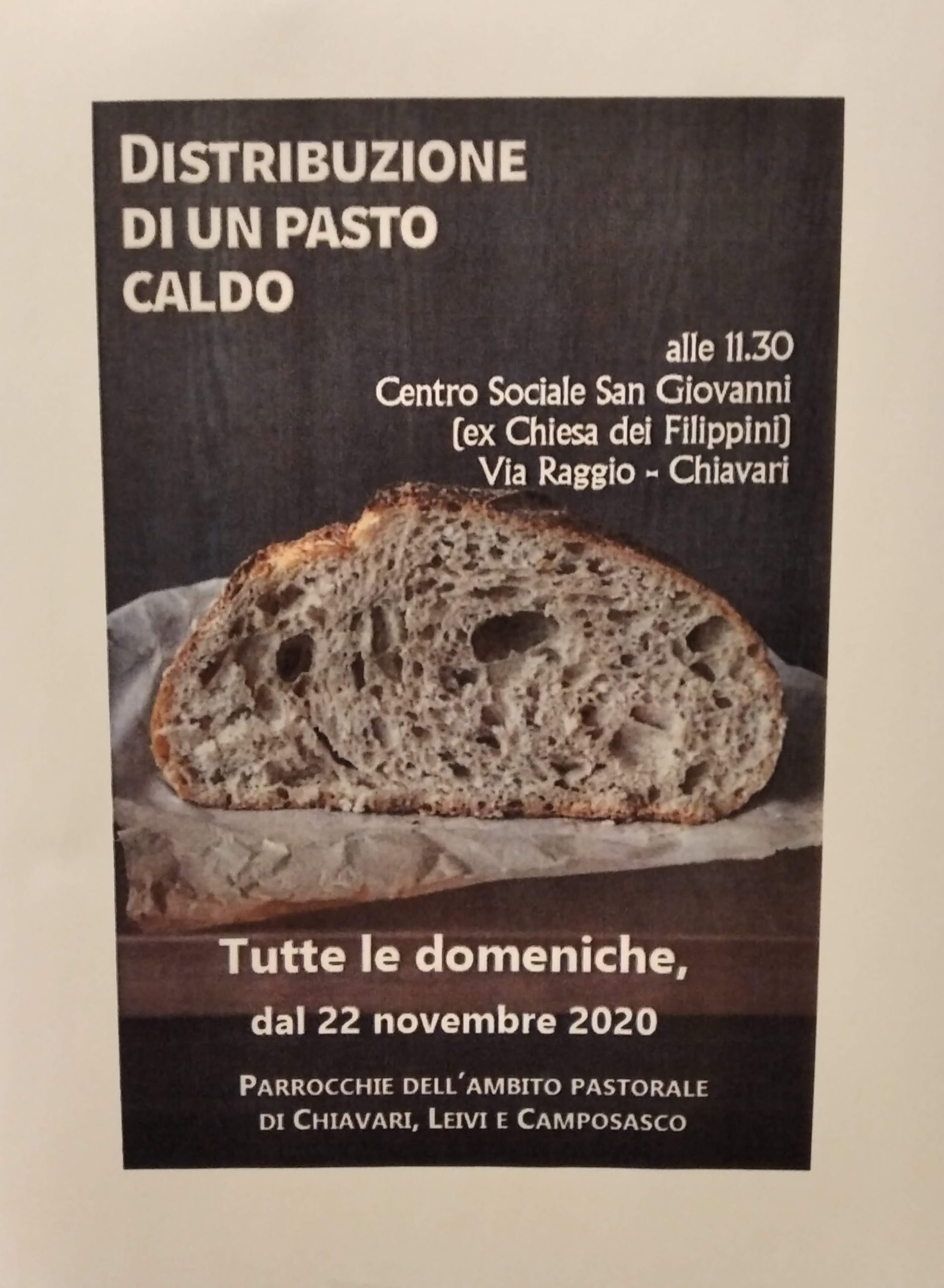 distribuzione pasto caldo